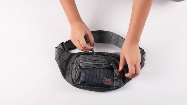 xcluma Waist Pack Travel Handy Hiking Zip Pouch Document Money